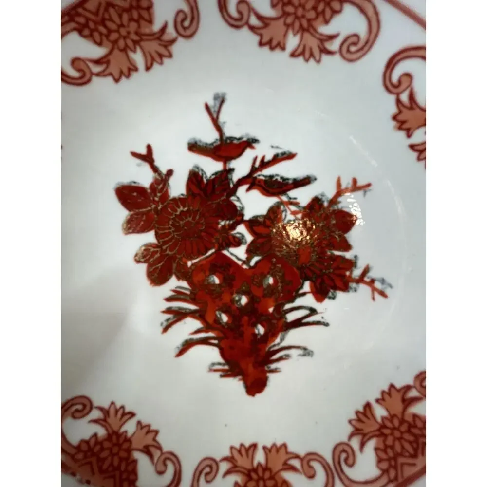 vintage japanese porcelain and brass plate‎ Wall hanging